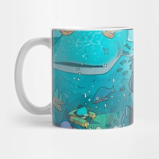 Fish train Mug